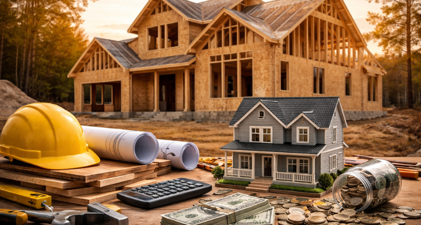 Is Building a Custom Home More Expensive – custom home construction site
