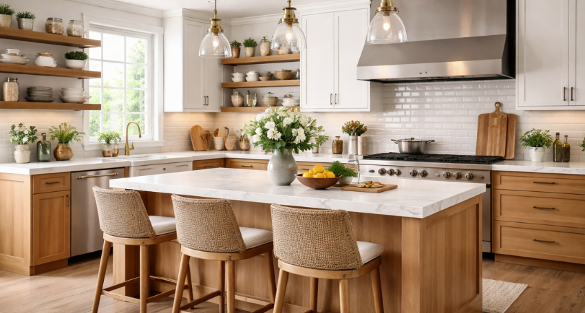 How to design kitchen interior modern layout